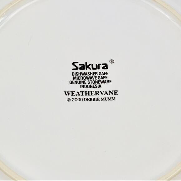 Debbie Mumm Sakura salad plates Weathervane - Picture 7 of 7
